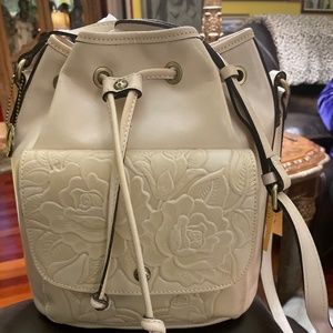 Patricia Nash Rose Tooled Crossbody